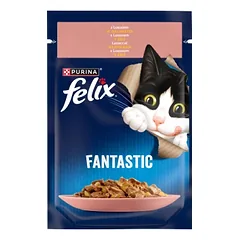 FELIX Lašiša drebučiuose - paketėlis 85g nuotrauka