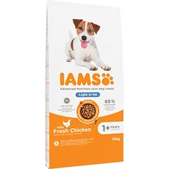 Iams Proactive Health Adult Light In Fat For Sterilsed/Overweight Dogs Chicken 12 kg