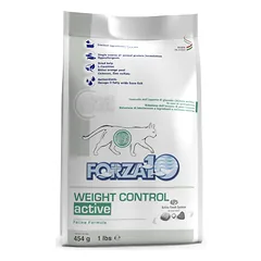 Forza10 Weight Control Active sausas dietiniai pašarai suaugusiems katėms, turintiems antsvorio ar diabetą, 454 g
