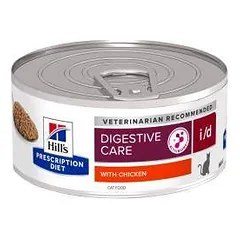 Hills Prescription Diet Digestive Care i/d Chicken drėgnas maistas katėms, sergančioms virškinamojo trakto ligomis, 156 g