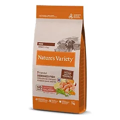 Nature's Variety Original No Grain Mini Adult Sausas begrūdis maistas suaugusiems mažųjų veislių šunims su lašiša 7 kg