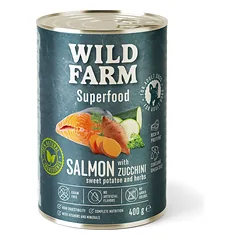 Wild Farm Superfood Salmon lašiša 400 g pašaro šunims be grūdų