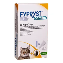 FYPRYST Combo - užlašinamasis tirpalas nuo parazitų 1kg> katėms, 0,5 ml nuotrauka