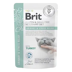 Brit GF Veterinary Diets Urinary konservai katėms 85g