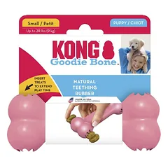 KONG šuniukų gumos žaislas goodie bone, mažas