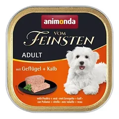 Animonda Vom Feinsten Classic Poultry & Veal Konservai Šunims Su Paukštiena Ir Veršiena, 150g — 2 nuotrauka