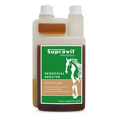 Supravit Bronchialkräuter Liquid Pferd – flüssige 12 Kräutermischung Pferde