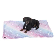 TIAKI minkštas pledas Glowing Unicorns, L 100 x B 70 cm — 4 nuotrauka
