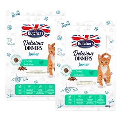 BUTCHER'S Functional Cat Kitten kačiukams su kalakutiena 2x800 g