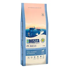 Bozita Dog Purely Adult Active Grain Free su šiaurės elniu, sausas maistas šunims, 1,5 - 2,9 kg — 4 nuotrauka