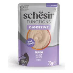 Schesir Digestive konservai su lašiša katėms - Zoobaze