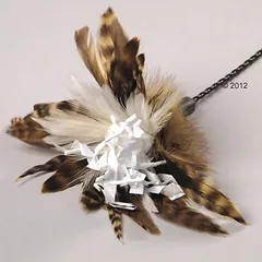 Plunksnų lazdelė Crinkle Dancer, žaislas katėms, 1 vnt. — 3 nuotrauka