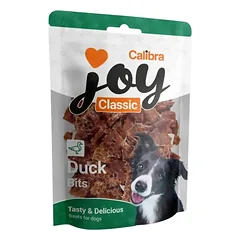 CALIBRA Joy Dog Classic Duck Bits 250 g pusiau drėgni skanėstai iš ančių
