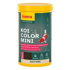 Sera Koi Color Mini tvenkinių žuvų maistas, spalvos stiprinimui, 1000 ml (390 g)