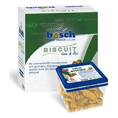BOSCH Biscuit Lamb Rice 10 kg kubelių formos sausainiai šunims