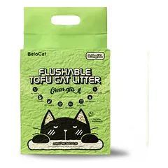 „Flushable” tofu kraikas katėms, žaliosios arbatos kvapo 6L x 8 vnt ( dėžė )