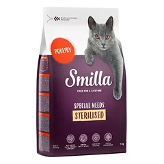Smilla Adult Sterilised su paukštiena, sausas maistas katėms