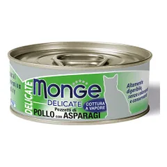 Monge Delicate konservai su vištiena ir šparagais katėms