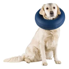 Trixie Protective Collar, Inflatable pripučiamas apsauginis antkaklis šuniui L–XL: kaklo apimtis 66–78 cm, plotis 12 cm