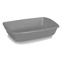 Comfy atviras tualetas katėms cleo classic, pilkas, 52.5x38x14