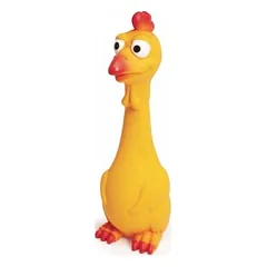 Camon latekso žaislas šuniui, višta, 21 cm
