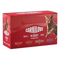 Carnilove Cat Pouch drėgnas maistas katėms 12 x 85 g — 1 nuotrauka