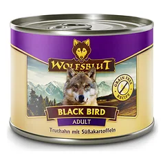 WOLFSBLUT Adult Black Bird konservai šunims su kalakutiena, 200 g nuotrauka