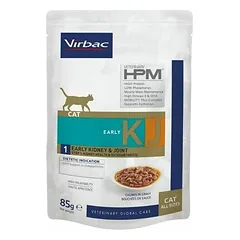 Virbac HPM Cat Kidney & Joint Early Care (1) veterinarinis maistas katėms 12x85 g — 3 nuotrauka