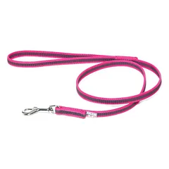 Julius K9 Color & Gray Supergrip Pavadėlis Su Rankena Rožinis - treniruočių pavadėlis su rankena, rožinis, neslystantis