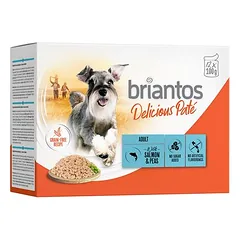 Briantos Delicious Paté drėgnas maistas šunims, ekonominė pakuotė 48 x 100 g — 3 nuotrauka