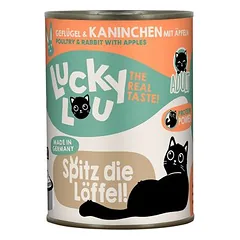 Lucky Lou Adult drėgnas maistas katėms 6 x 400 g — 4 nuotrauka
