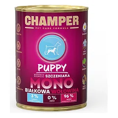 CHAMPER Puppy Jautienos monoproteinų ėdalas šuniukams 400 g