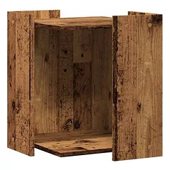 Prolenta Premium spintelė kraiko dėžei Dronninglund, 53 x 53 x 51 cm, ruda, mediena — 2 nuotrauka