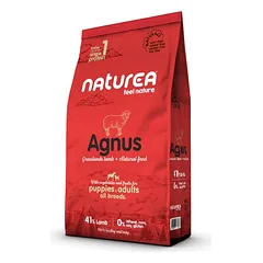 Sausas maistas suaugusiems šunims ir šuniukams su ėriena – Naturea Naturals Adult & Puppies Lamb, 12 kg — 2 nuotrauka