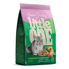Little One Green Valley pagrindinis maistas šinšiloms, be grūdų, 750 g