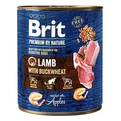 Brit Premium by Nature mėsos paštetas su ėriena ir grikiais šunims