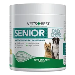 Vet's Best Senior Daily Chews Lachs
