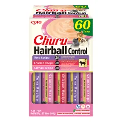 Churu Hairball kreminis skanėstas su vištiena katėms, 60 vnt.
