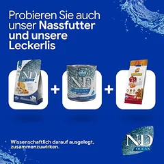 Farmina N&D Ocean sveiki grūdai su menke ir apelsinu Adult Medium/Maxi, sausas maistas šunims — 3 nuotrauka