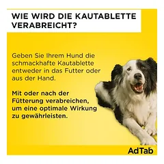 AdTab kramtomosios tabletės dideliems šunims, 11-22 kg — 5 nuotrauka