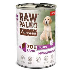 RAW PALEO Monoprotein Lamb Puppy 400g ėriukas, drėgnas maistas šuniukams