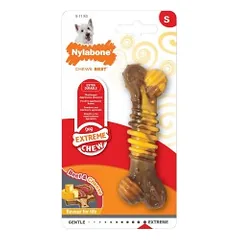Nylabone Extreme textured kramtymo kauliukas su jautienos ir sūrio kvapu šunims