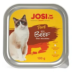 JOSERA JosiCat Jautienos paštetas katėms 6x100g