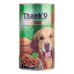 THANK'Q su vištiena 1240 g drėgnas maistas šunims
