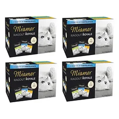 MIAMOR Ragout Royale Multibox 48x 100 g žuvies ir mėsos skonio želė
