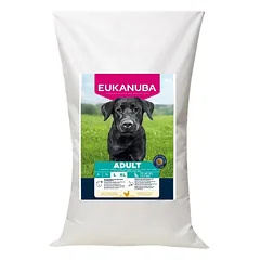 Eukanuba Adult Large Chicken sausas maistas didelių veislių suaugusiems šunims su vištiena, 18 kg