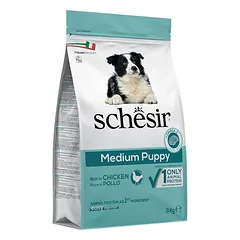 Schesir Dog Dry Medium Puppy su vištiena, sausas maistas šuniukams — 2 nuotrauka