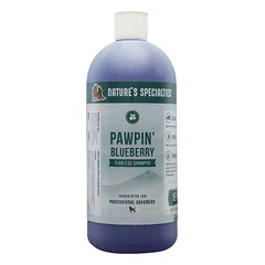 Nature's Specialties Pawpin Blueberry Tearless Shampoo - šampūnas šunims ir katėms, suteikiantis blizgesio, koncentratas 1:16