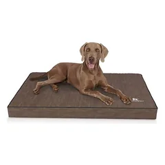 Knuffelwuff orthopädische Hundematte Palomino aus Kunstleder