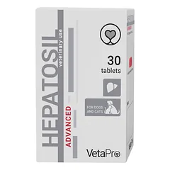 Hepatosil Advanced Papildai šunims ir katėms kepenų funkcijos palaikymui 250 mg N30
